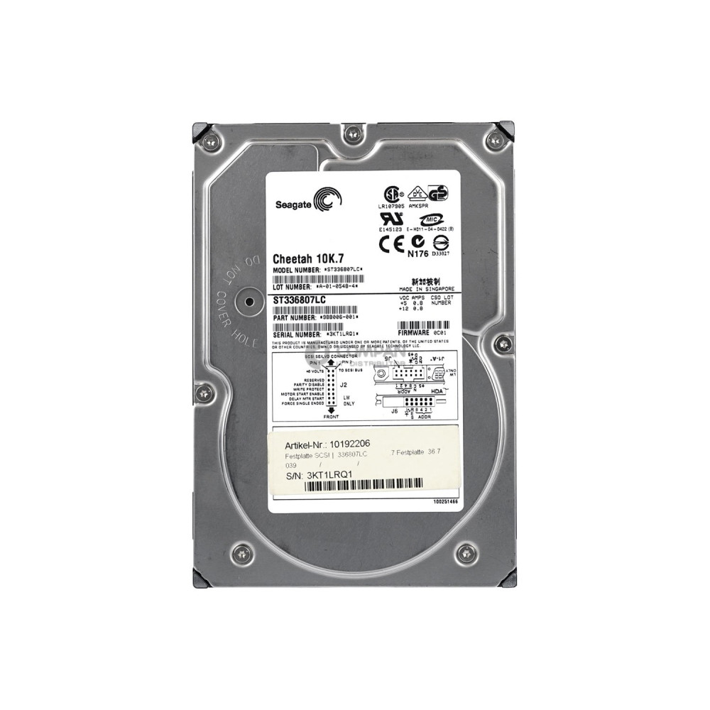 ST33607LC SEAGATE 36GB SCSI 10K 3.5 LFF HARD DRIVE